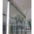 Hot dipped galvanised security fencing